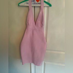 Lavender bandage dress. Worn once and dry clean